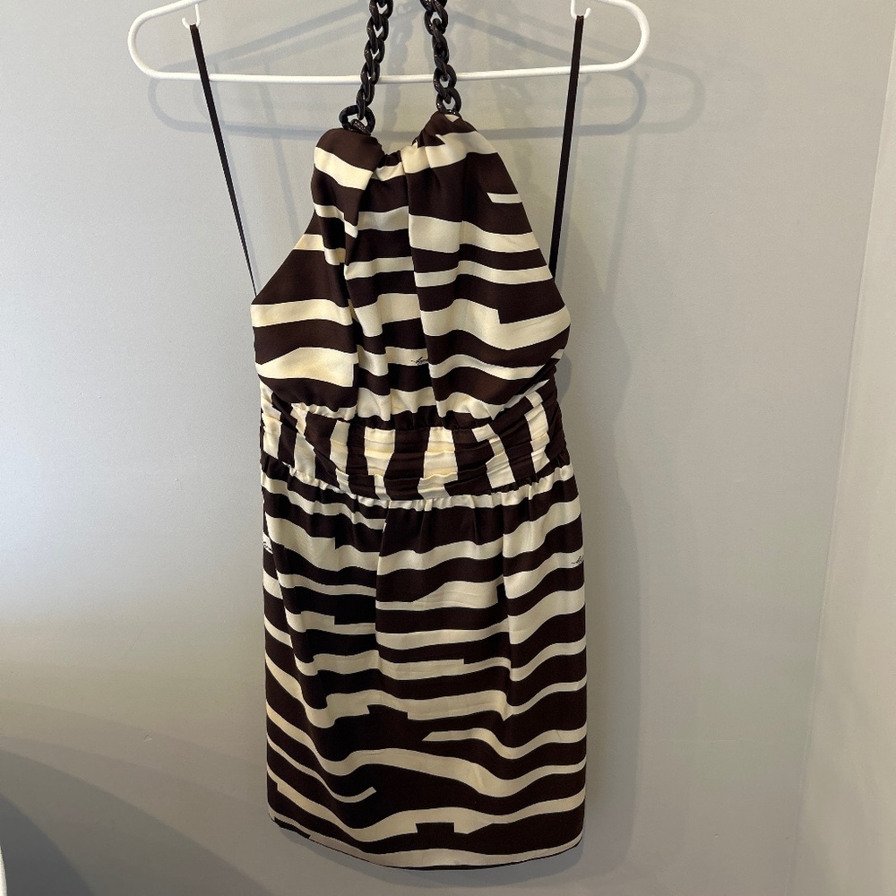 Milly 100% silk halter dress!